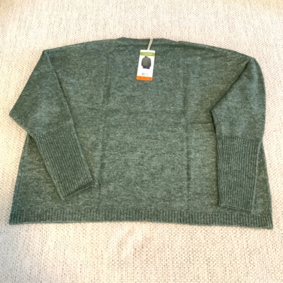 Women’s LEGENDARY Outfitters Green Soft & Cozy Long Sleeve Sweater Size XXL NWT - Picture 6 of 9